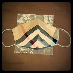 Brand New Modern Plaid 2 Layer Breathable Mask